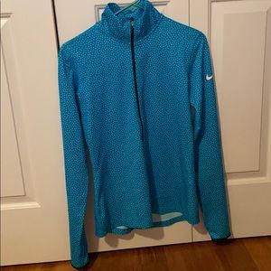 NWT Blue Polka Dot Nike Medium Dri-Fit